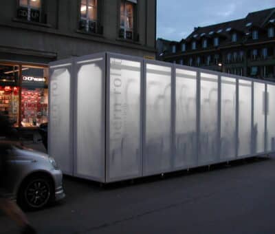 Kleinbauten im öffentlichen Raum: Lightbox, Bern